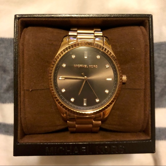 Michael Kors Blake Brown Dial Rose Gold Watch - Picture 8 of 10